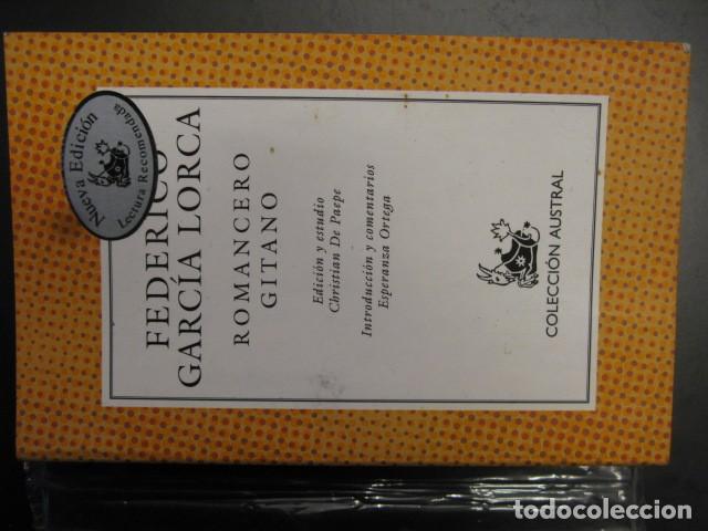 Libros de segunda mano: ROMANCERO GITANO - FEDERICO GARCIA LORCA - ESPASA CALPE - COLECCI&Oacute;N AUSTRAL