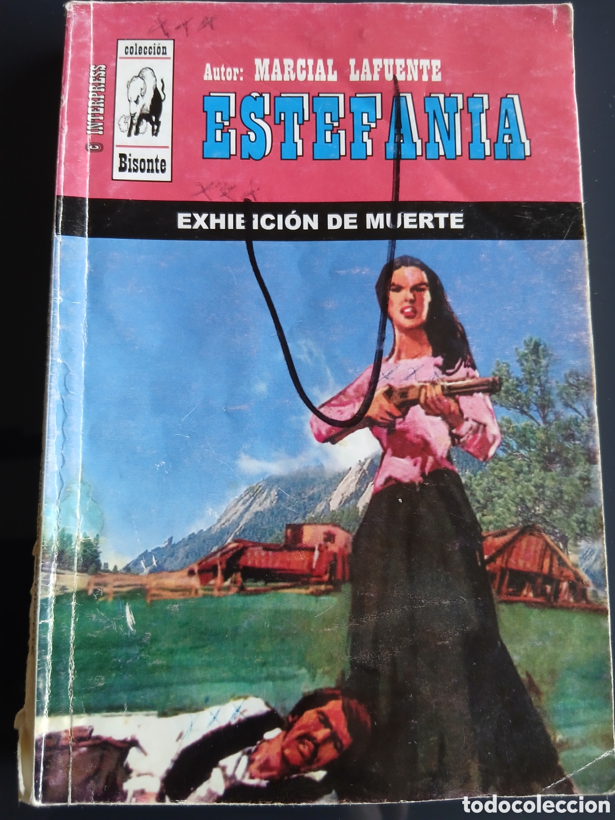 Libros de segunda mano: Novela Oeste: Exhibicion de muerte ( ML Estefania)