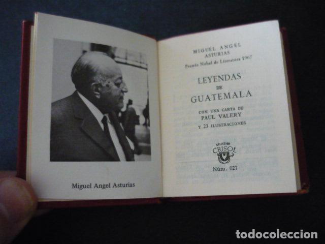 Libros de segunda mano: LEYENDAS DE GUATEMALA MIGUEL ANGEL ASTURIAS AGUILAR CRISOLIN N&ordm; 27 1968