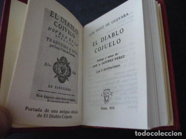 Libros de segunda mano: EL DIABLO COJUELO LUIS VELEZ DE GUEVARA AGUILAR CRISOLIN N&ordm; 034 1972