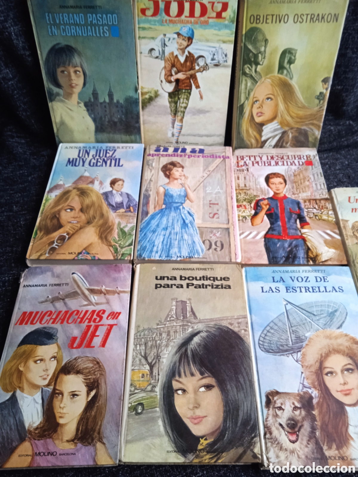 Gebrauchte B&uuml;cher: ANNAMARIA FERRETTI -LOTE DE 10 LIBROS -ED. MOLINO A&Ntilde;OS 70