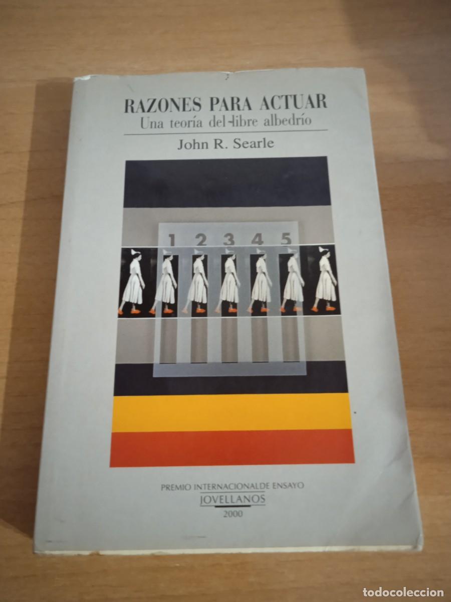 Libros de segunda mano: Libro Razones para actuar | John Searle | 2000 - Foto 1