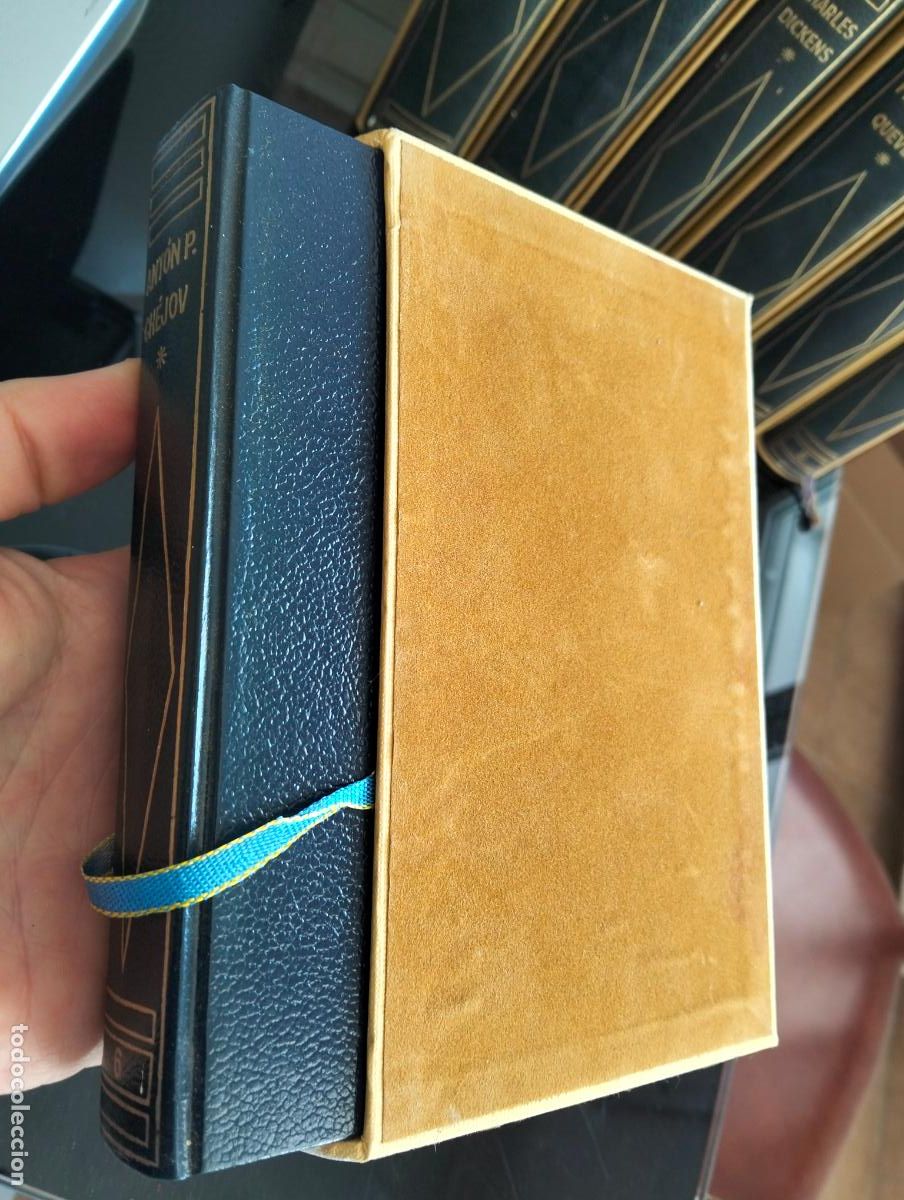 Libros de segunda mano: Obras de Chejov, Obras en edicion Lujo, Planeta, Papel Biblia, Caja, VISITA MI CATALOGO RP