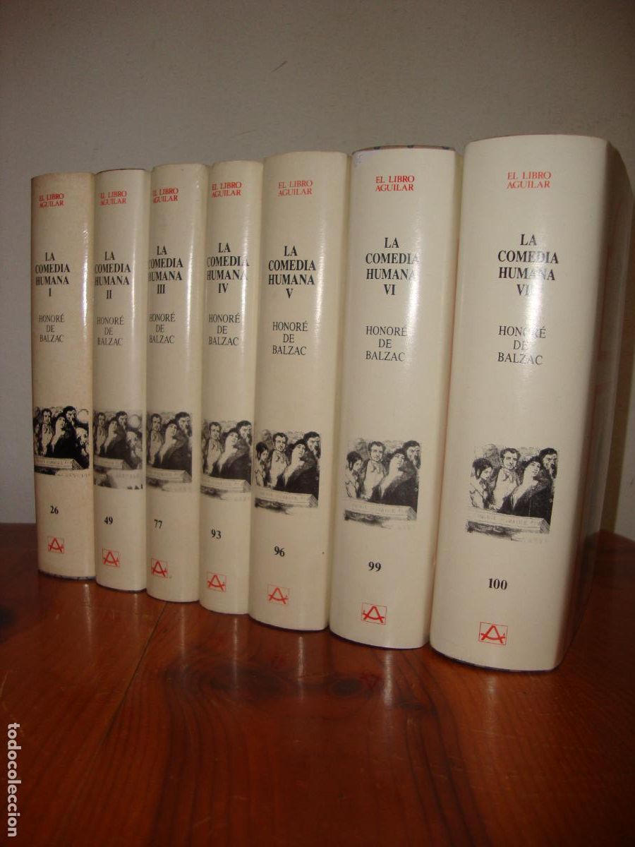 Gebrauchte B&uuml;cher: LA COMEDIA HUMANA, I, II, III, IV, V, VI Y VII. 7 VOLUMENES (AGUILAR) - HONORE DE BALZAC
