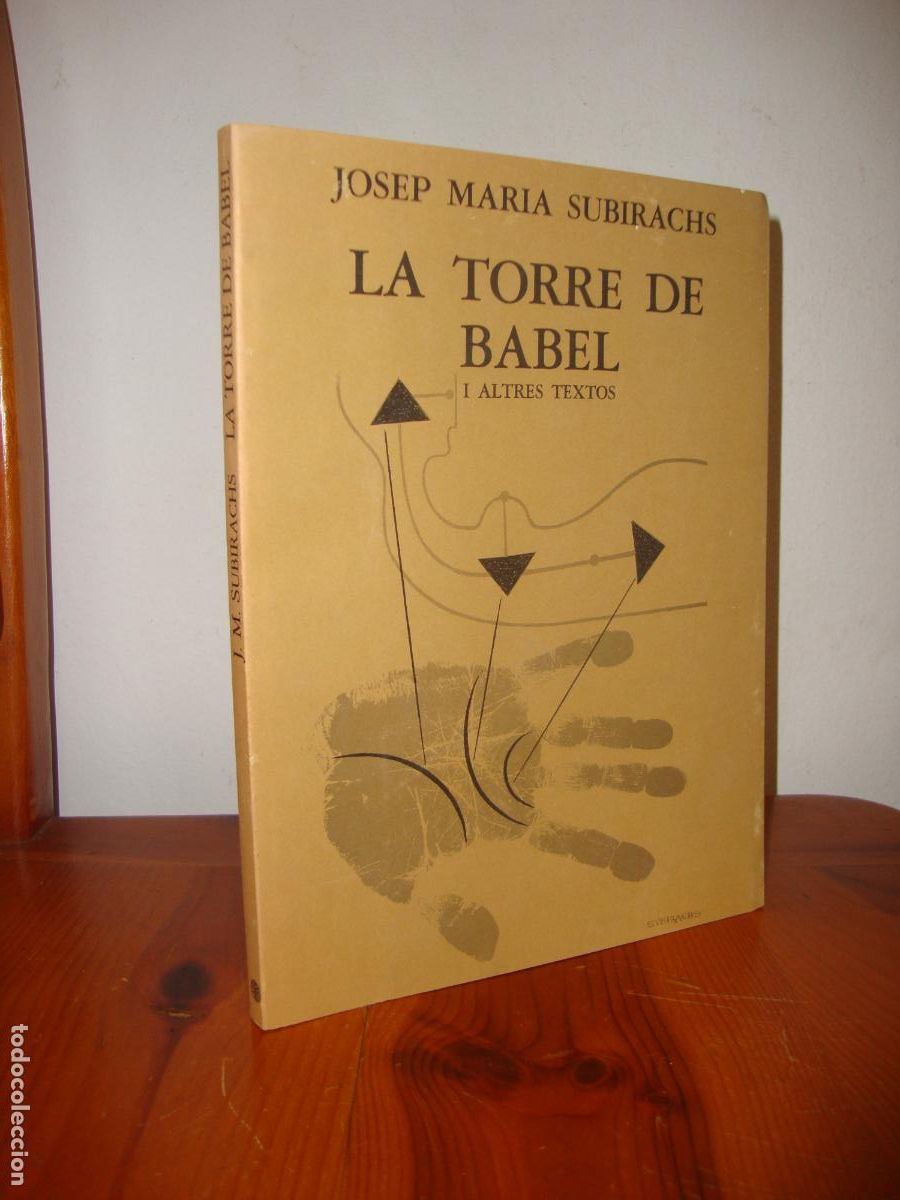 Libros de segunda mano: LA TORRE DE BABEL I ALTRES TEXTOS (ELS LLIBRES DE LES QUATRE ESTACIONS EDITORIAL) - JOSEP MARIA SUBI