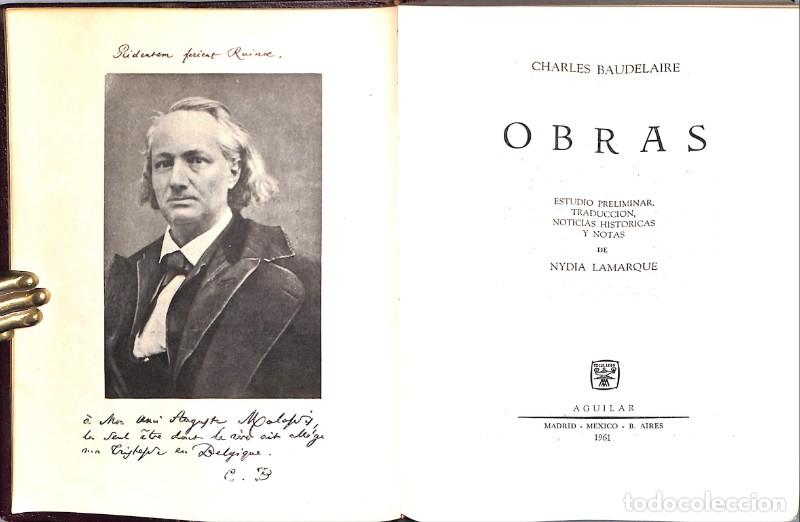 Libros de segunda mano: OBRAS DE BAUDELAIRE - Baudelaire, Charles - Aguilar - 1961