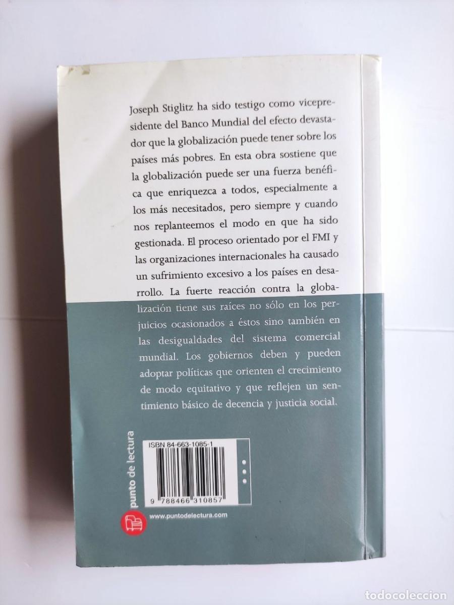 Libros de segunda mano: El malestar en la globalizaci&oacute;n - Joseph E. Stiglitz - Foto 2