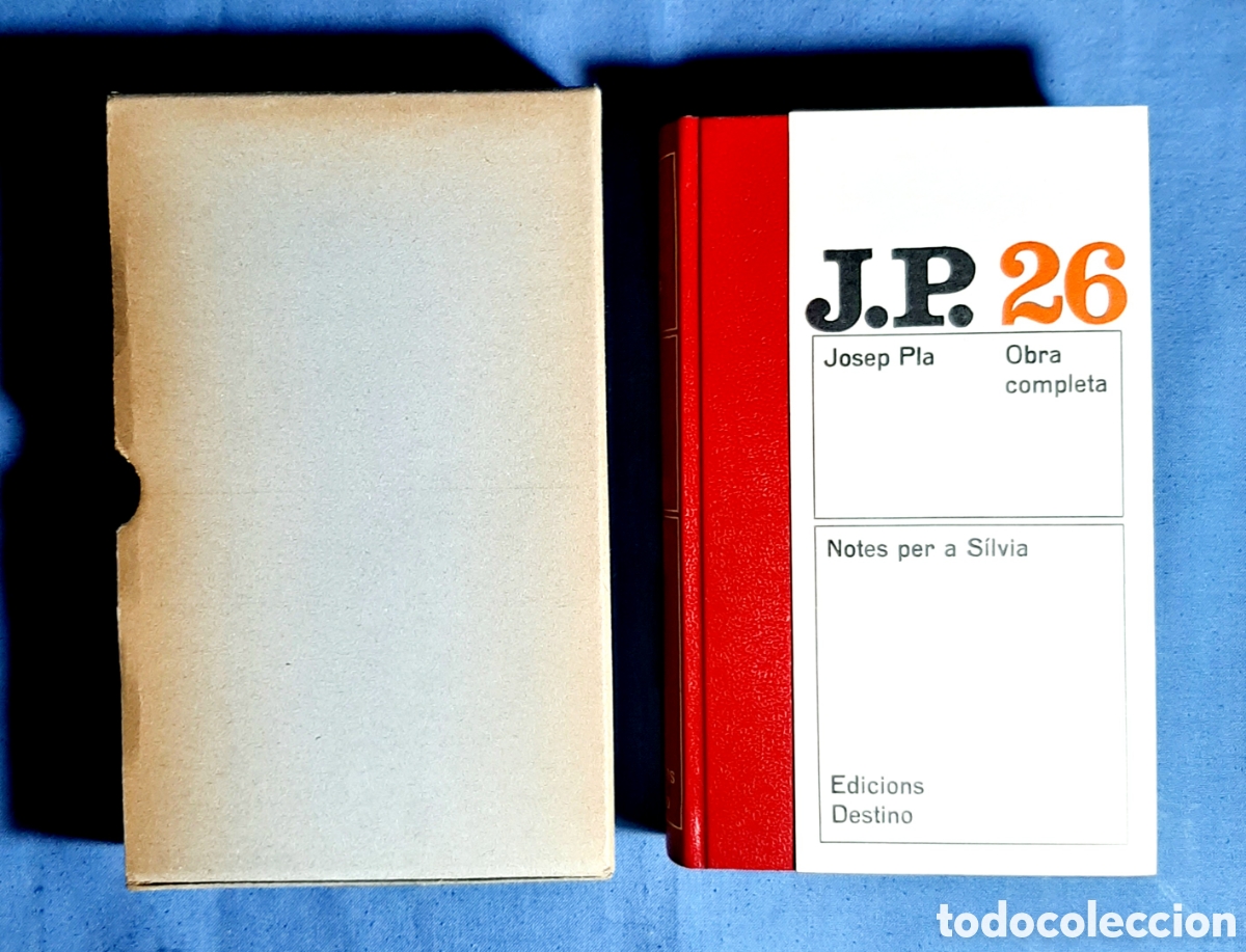 Libros de segunda mano: JOSEP PLA. NOTES PER A SILVIA. OBRA COMPLETA 26. PRIMERA EDICI&Oacute; 1974. DESTINO.