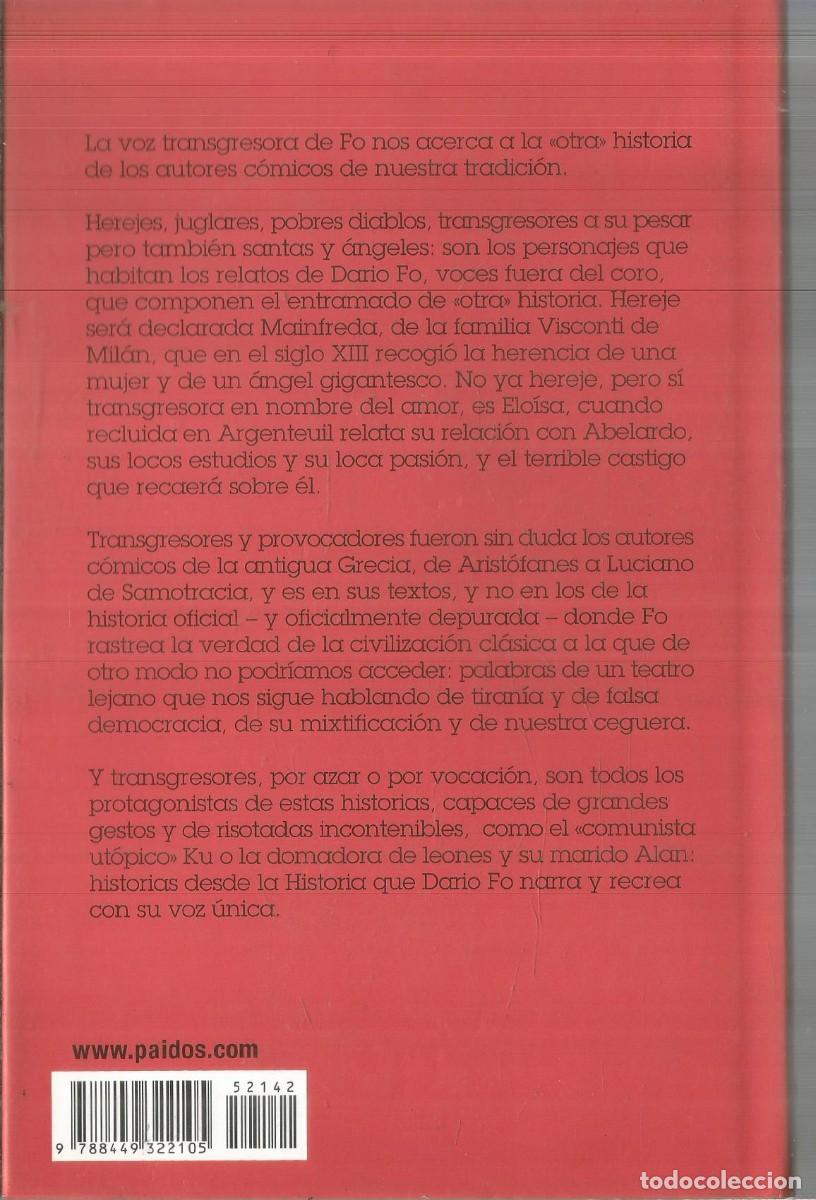 Libros de segunda mano: DARIO FO. EL AMOR Y LA RISA. PAIDOS. PRIMERA EDICION - Foto 2
