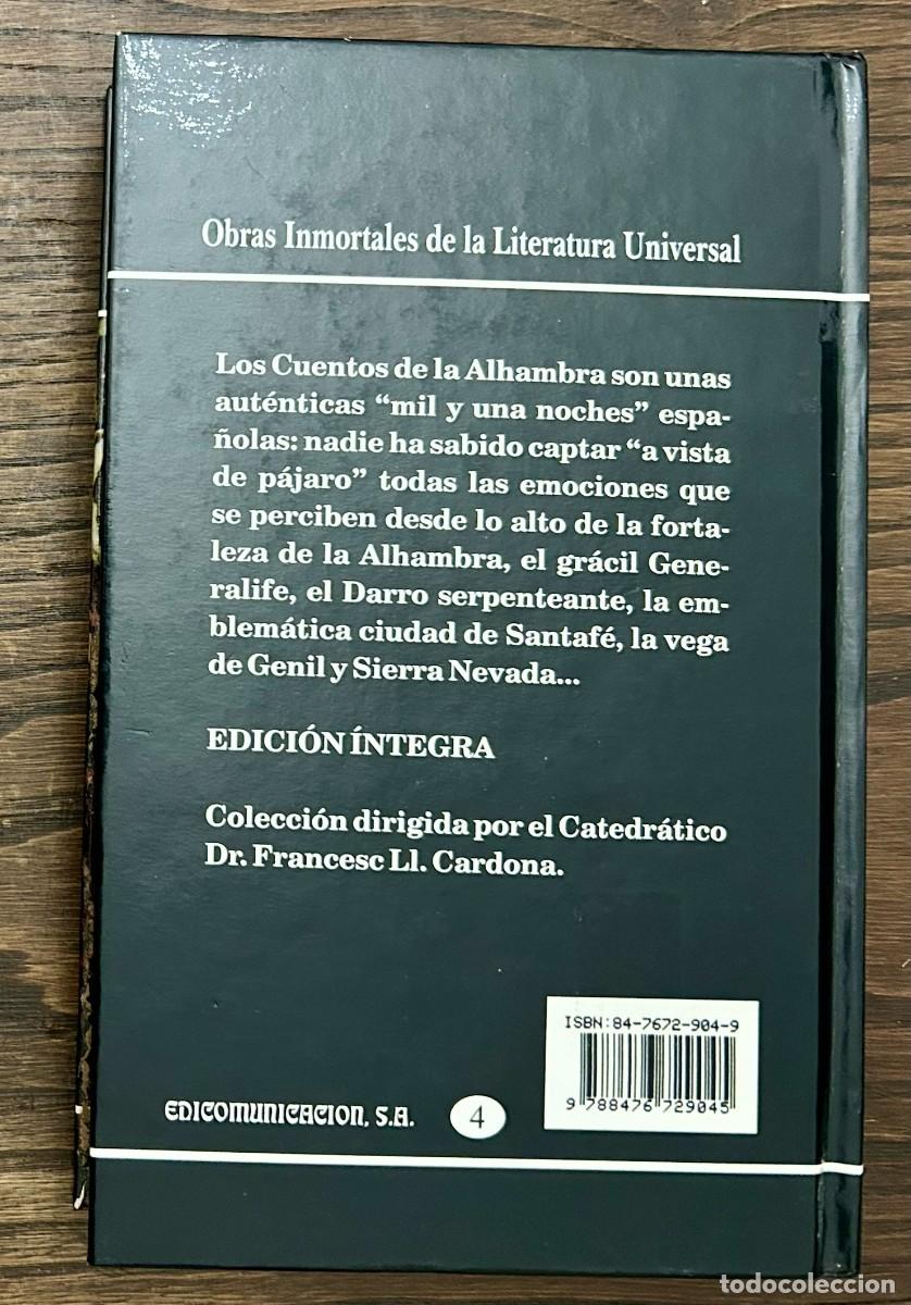 Libros de segunda mano: CUENTOS DE LA ALHAMBRA - WASHINGTON IRVING - Foto 2