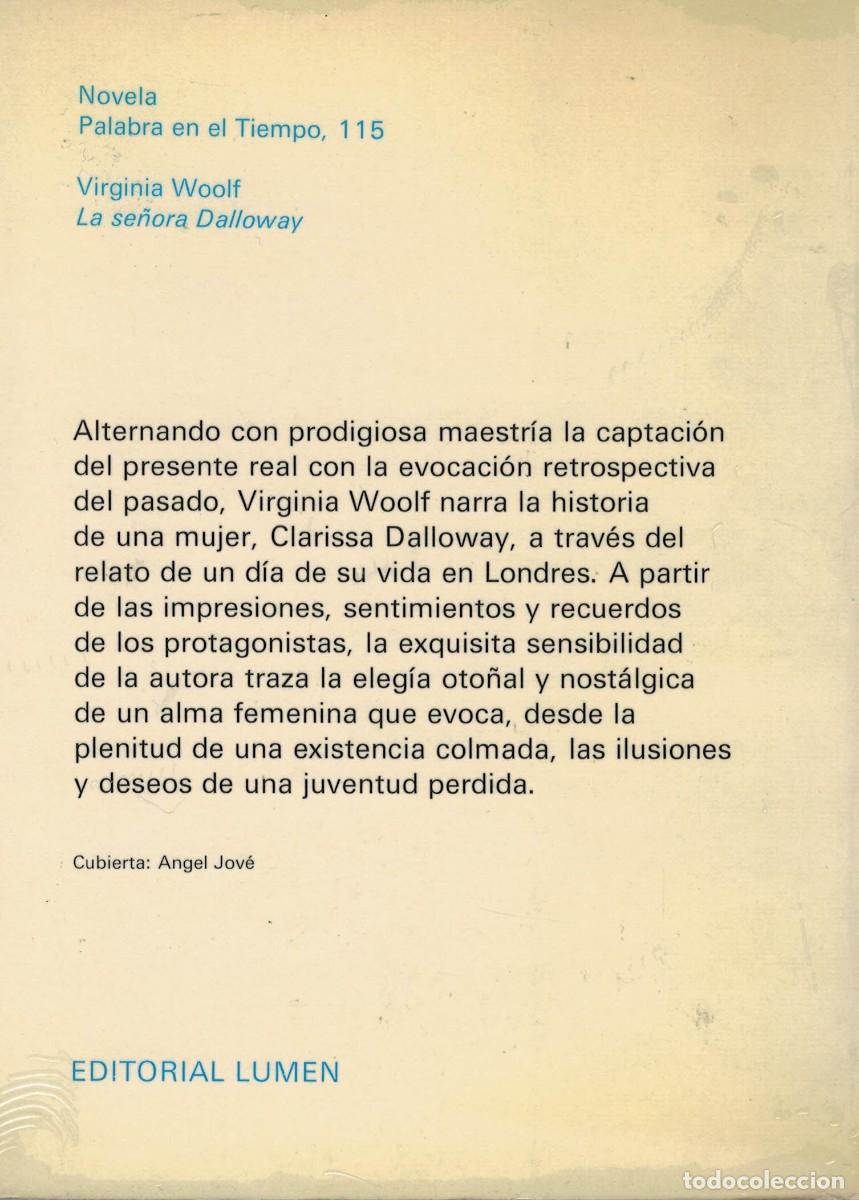 Libros de segunda mano: Virginia Woolf, La Se&ntilde;ora Dalloway / Lumen - Foto 2