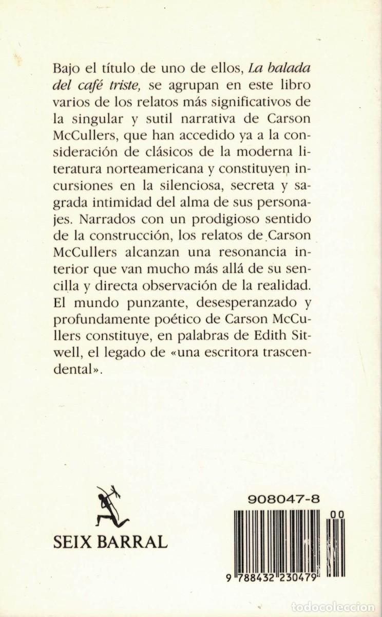 Libros de segunda mano: Carson McCullers, La balada del Caf&eacute; triste - Foto 2
