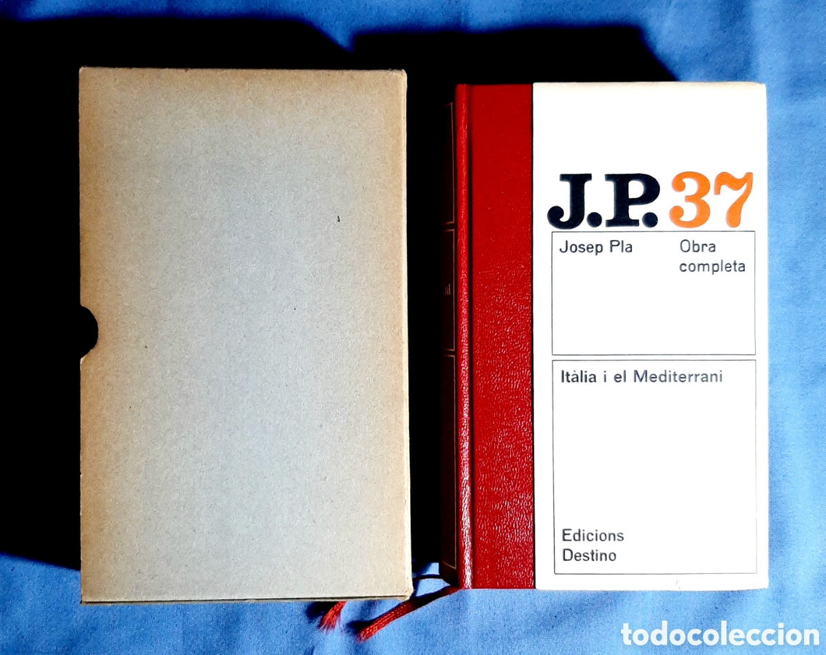 Libros de segunda mano: JOSEP PLA. ITALIA I EL MEDITERRANI. OBRA COMPLETA. PRIMERA EDICI&Oacute; 1980. DESTINO.