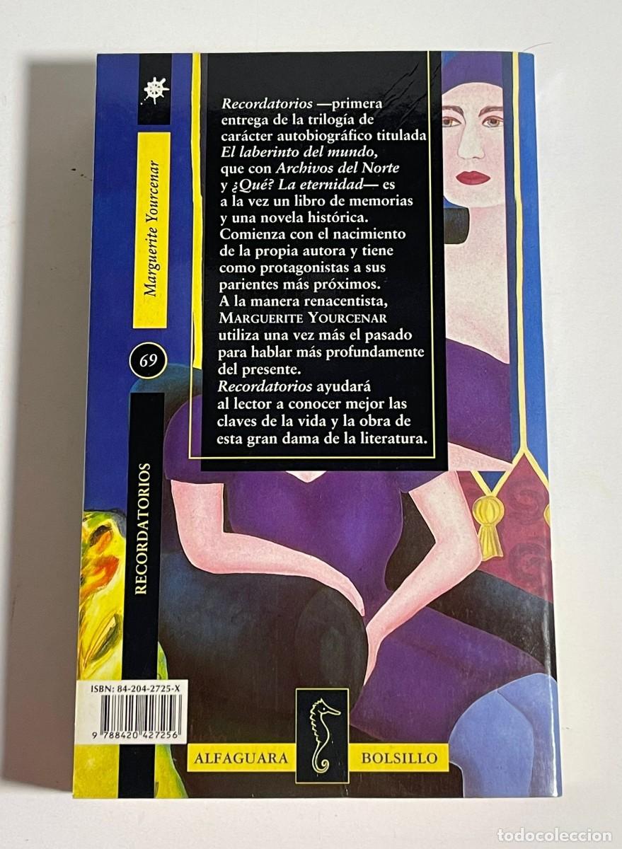 Libros de segunda mano: Recordatorios - Marguerite Yourcenar - Foto 2