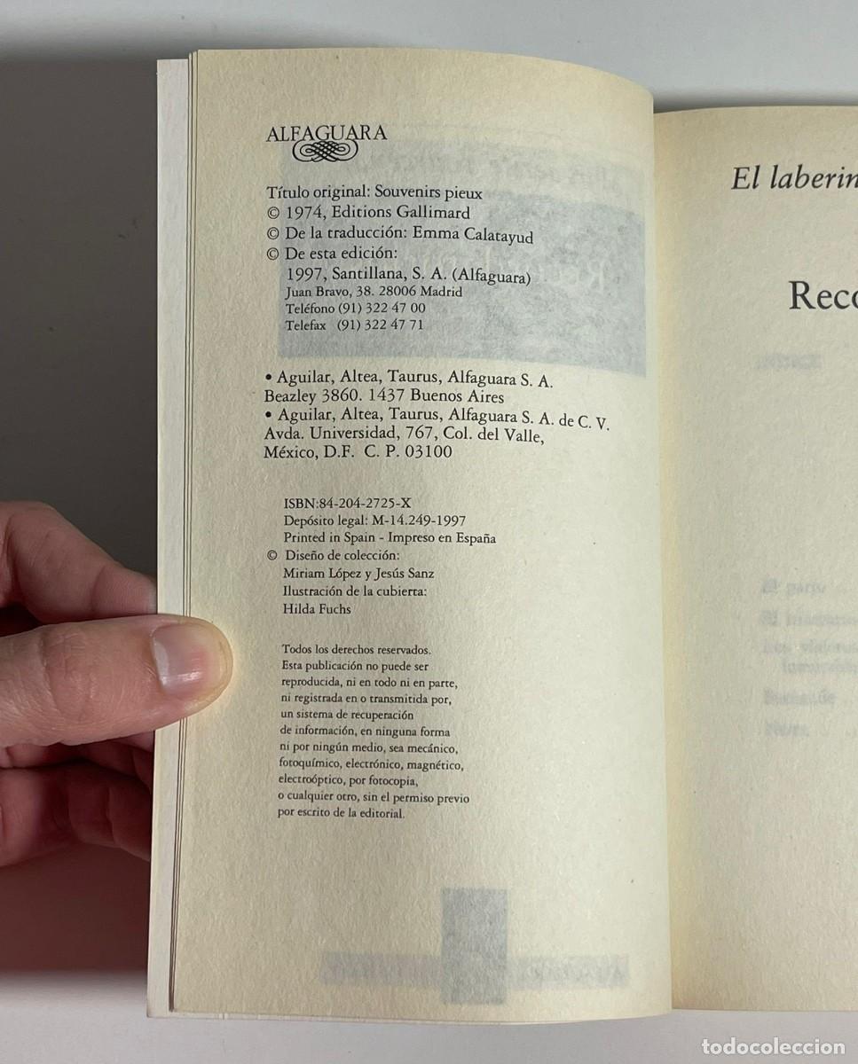 Libros de segunda mano: Recordatorios - Marguerite Yourcenar - Foto 4