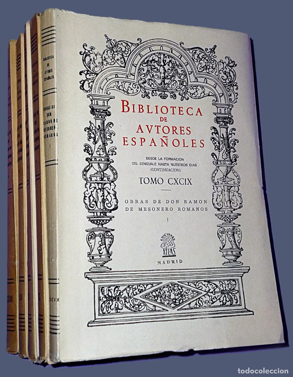 Gebrauchte B&uuml;cher: OBRAS DE DON RAM&Oacute;N DE MESONERO ROMANOS. 5 VOL&Uacute;MENES.