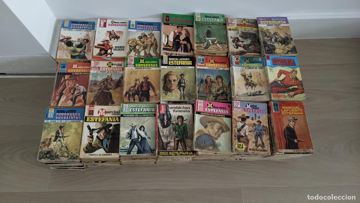 Libros de segunda mano: NOVELAS DEL OESTE DE MARCIAL LAFUENTE ESTEFAN&Iacute;A