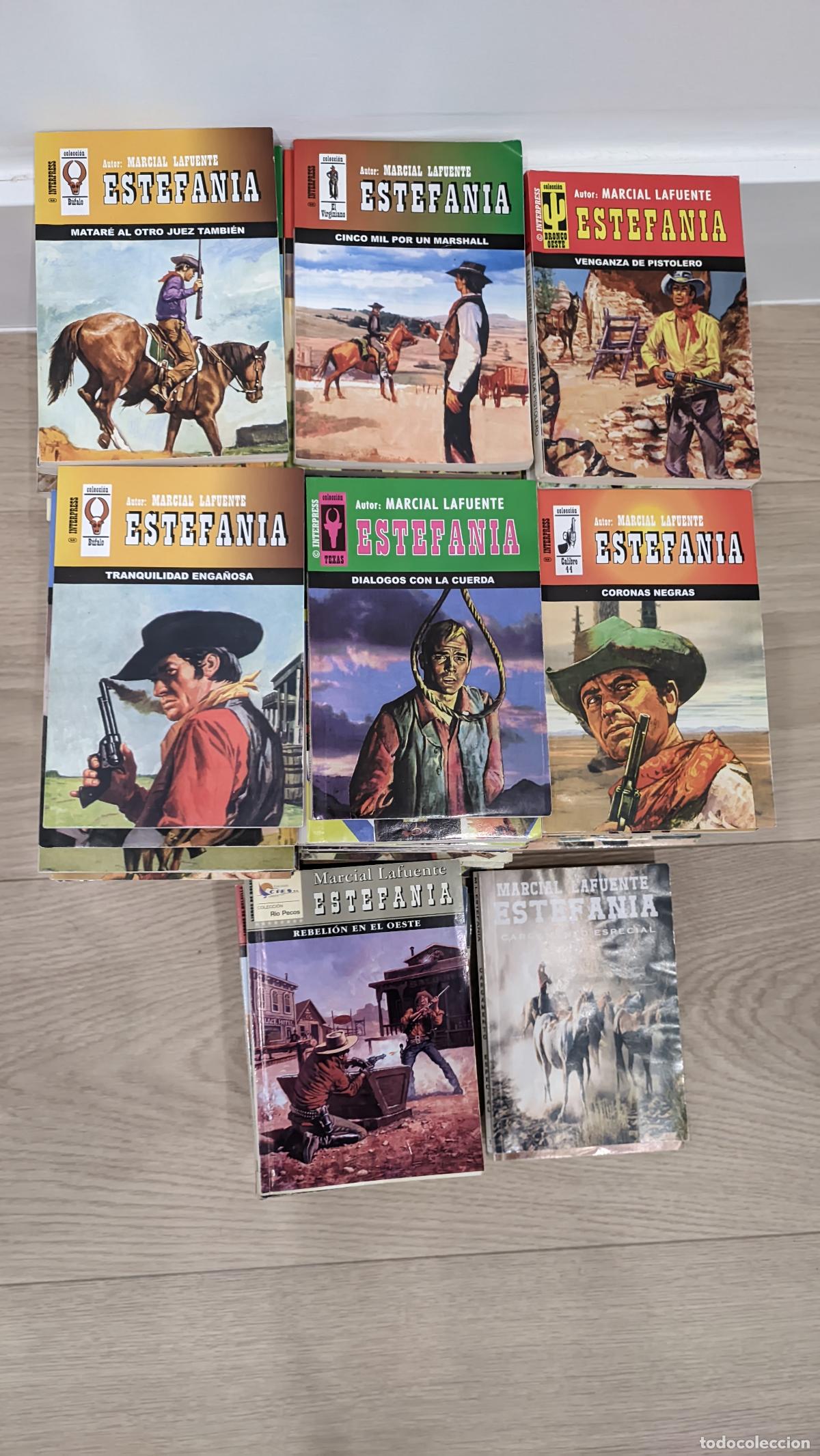 Libros de segunda mano: NOVELAS DEL OESTE DE MARCIAL LAFUENTE ESTEFAN&Iacute;A