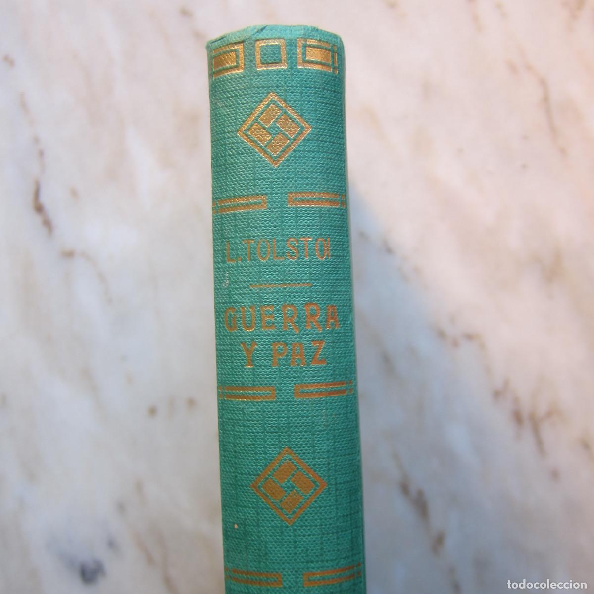 Libros de segunda mano: GUERRA Y PAZ - TOLSTOI (DUX) 1963 NOVELA