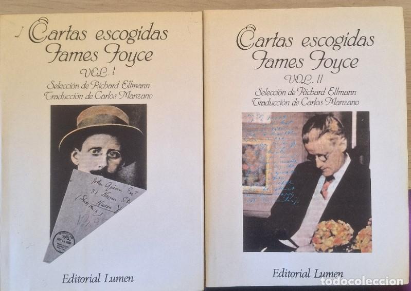 Libros de segunda mano: CARTAS ESCOGIDAS. VOL. I Y II. SELECCI&Oacute;N DE RICHARD ELLMANN. TRADUCCION DE CARLOS MANZANO. - JOYCE,