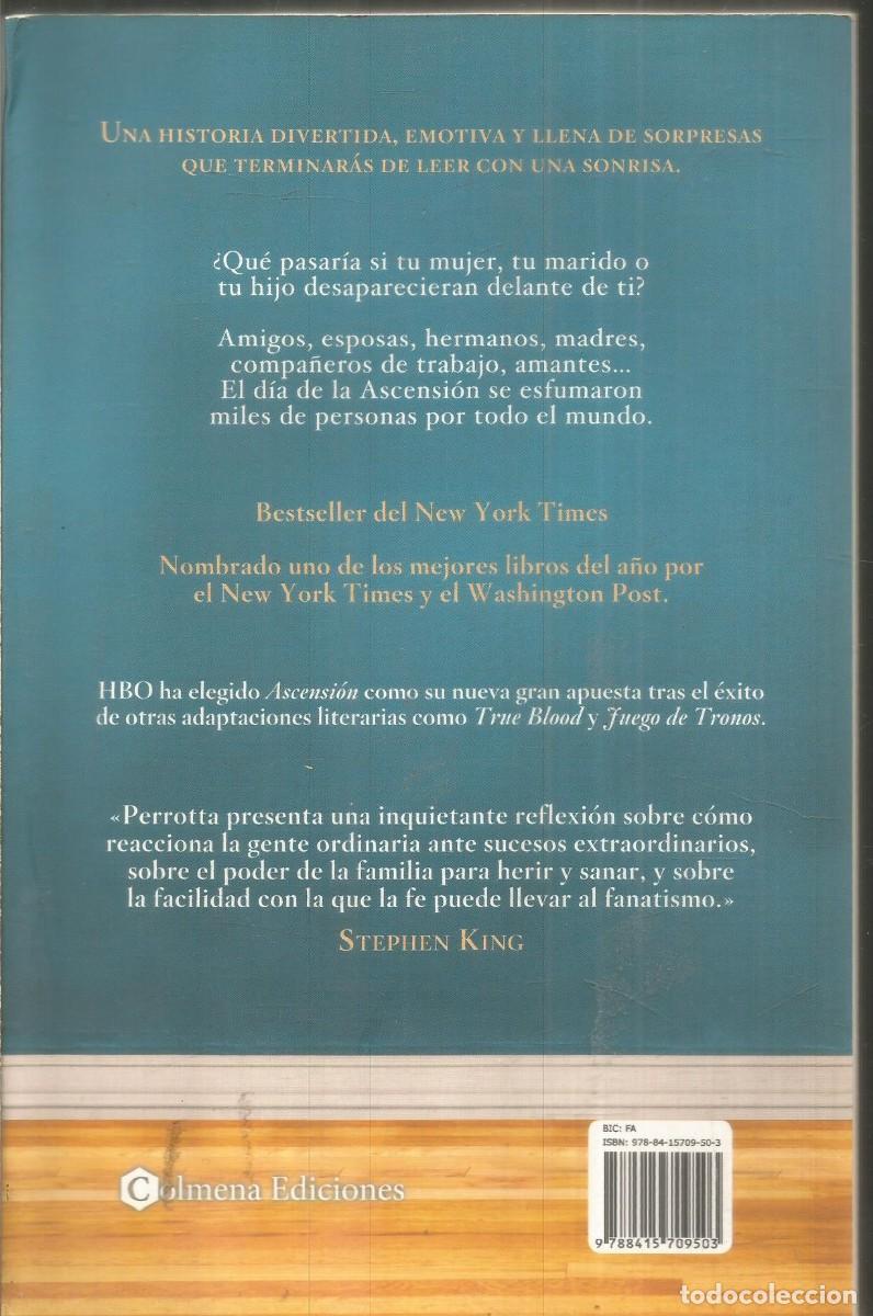 Libros de segunda mano: TOM PERROTTA. ASCENSION. COLMENA EDICIONES - Foto 2