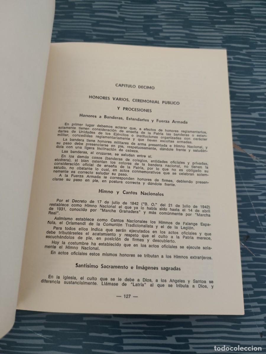 Libros de segunda mano: TRATADO DE PROTOCOLO, JACINTO CANO DE LA VEGA,1973,261 PAG - Foto 4