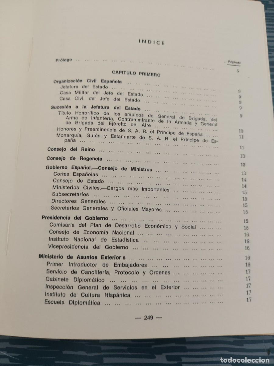 Libros de segunda mano: TRATADO DE PROTOCOLO, JACINTO CANO DE LA VEGA,1973,261 PAG - Foto 5