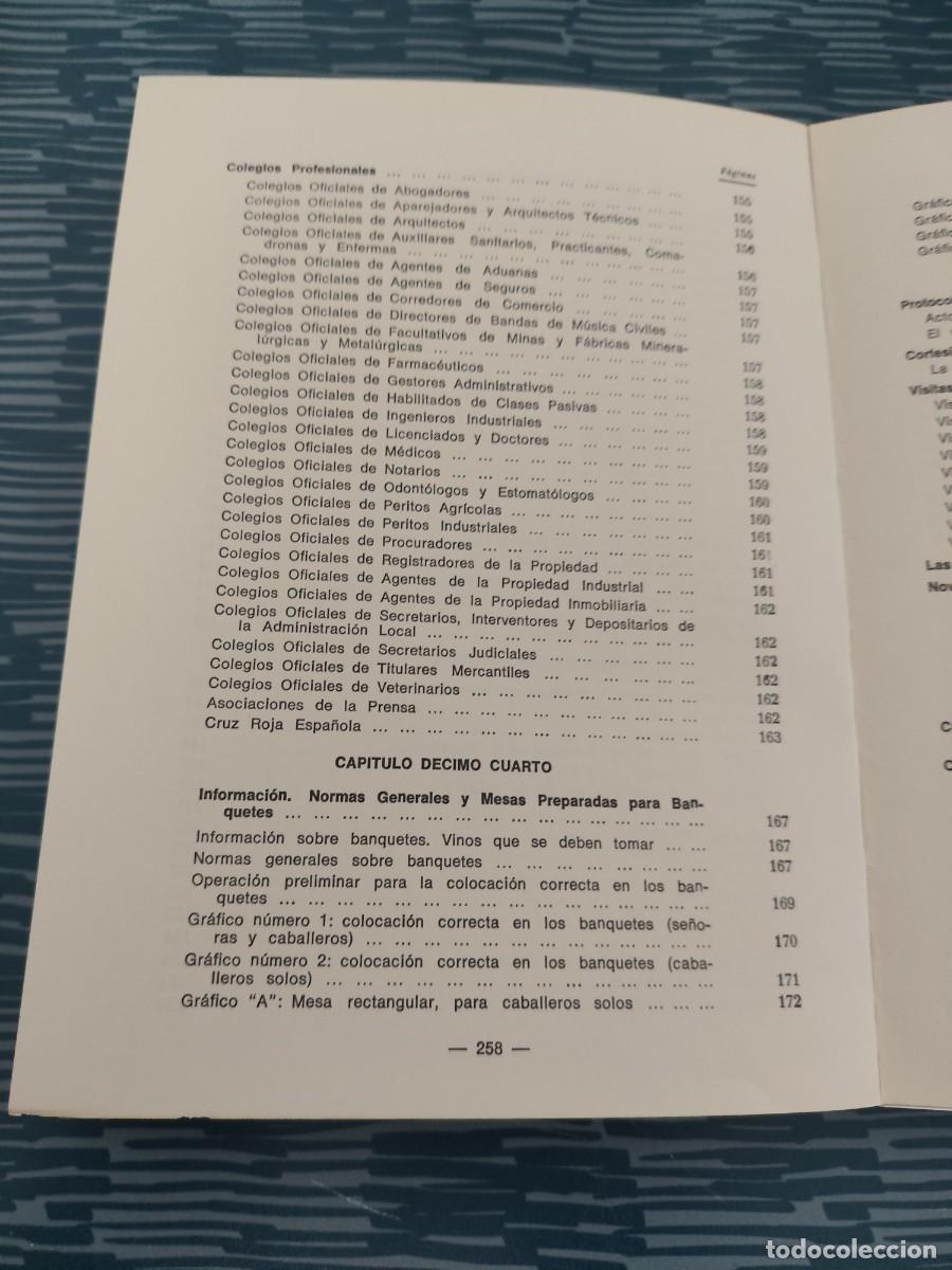 Libros de segunda mano: TRATADO DE PROTOCOLO, JACINTO CANO DE LA VEGA,1973,261 PAG - Foto 14