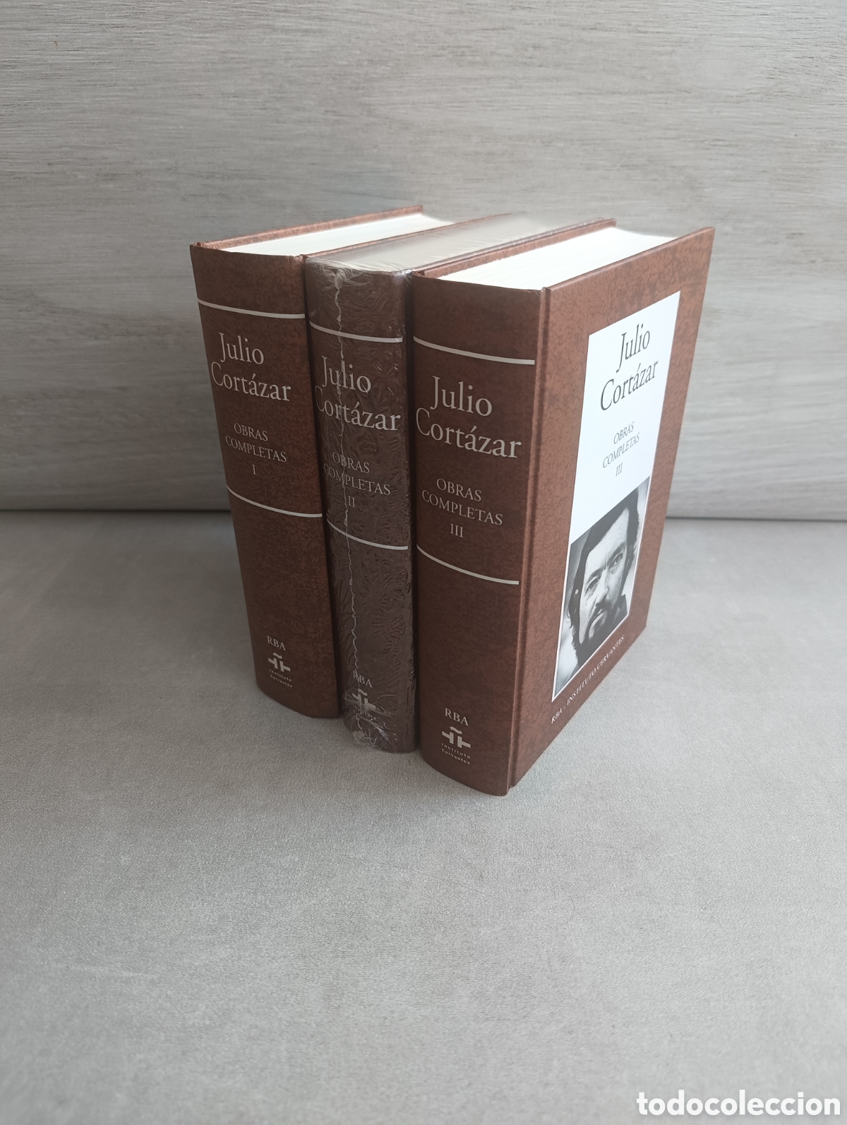 Second hand books: JULIO CORTAZAR. OBRAS COMPLETAS / 2005. RBA. 3 TOMOS.