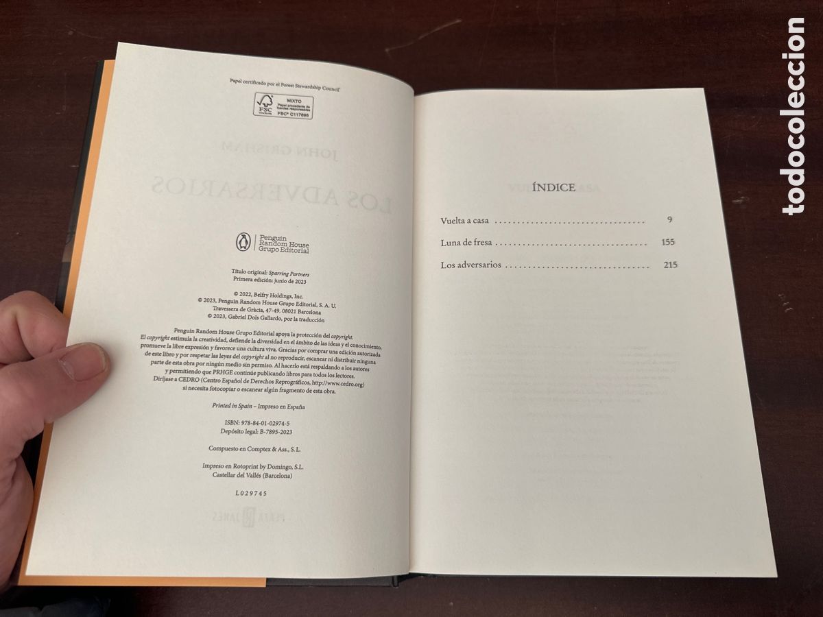 Libros de segunda mano: LOS ADVERSARIOS - GRISHAM, JOHN - Foto 4
