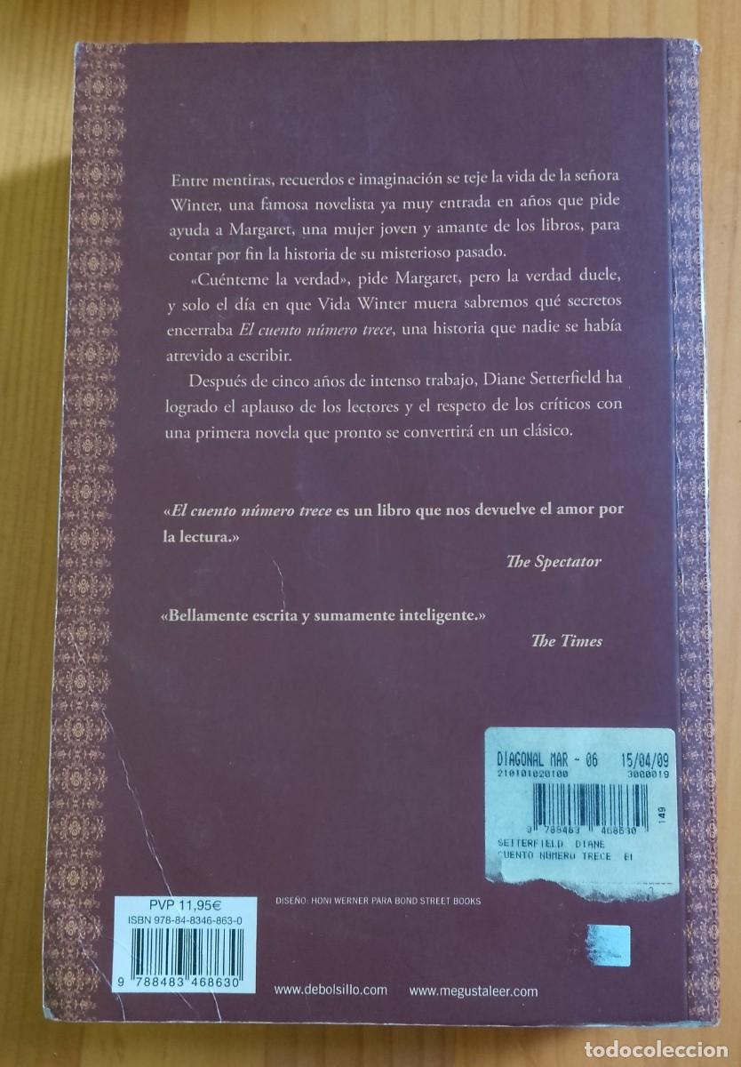 Libros de segunda mano: EL CUENTO N&Uacute;MERO TRECE - DIANE SETTERFIELD - Foto 2