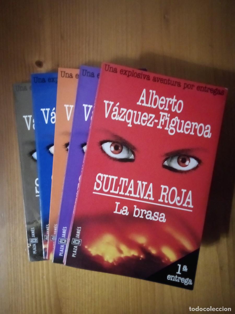 Libros de segunda mano: SULTANA ROJA, ALBERTO VAZQUEZ FIGUEROA, CINCO TOMOS