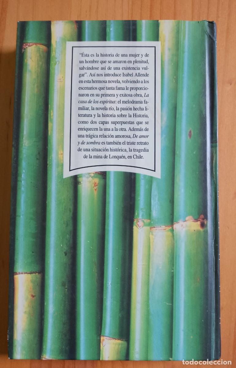 Libros de segunda mano: DE AMOR Y DE SOMBRA - ISABEL ALLENDE - Foto 2