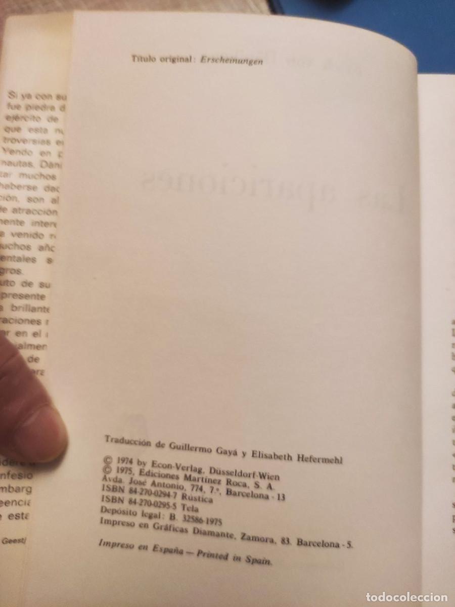 Libros de segunda mano: Las apariciones - Erich von D&auml;niken - Foto 3