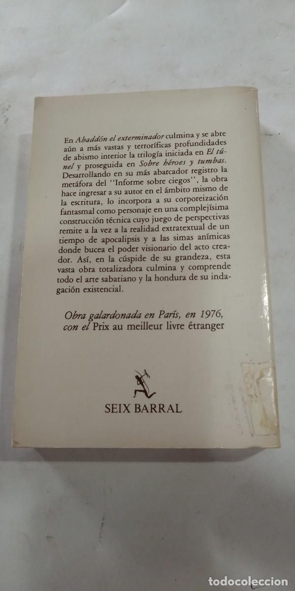 Libros de segunda mano: Abaddon el exterminador Ernesto Sabato - Foto 2