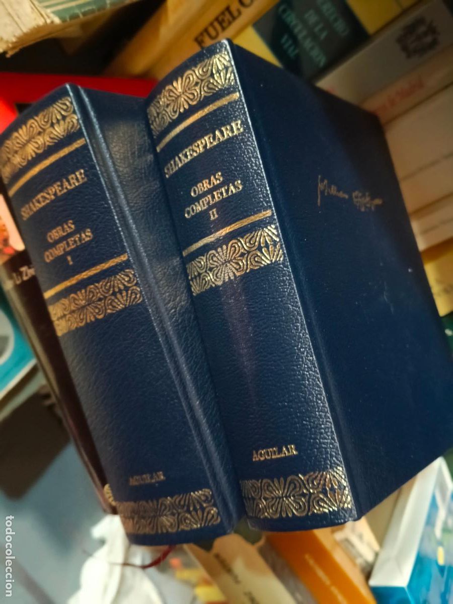 Libros de segunda mano: Shakespeare, obras completas 2 tomos, Aguilar