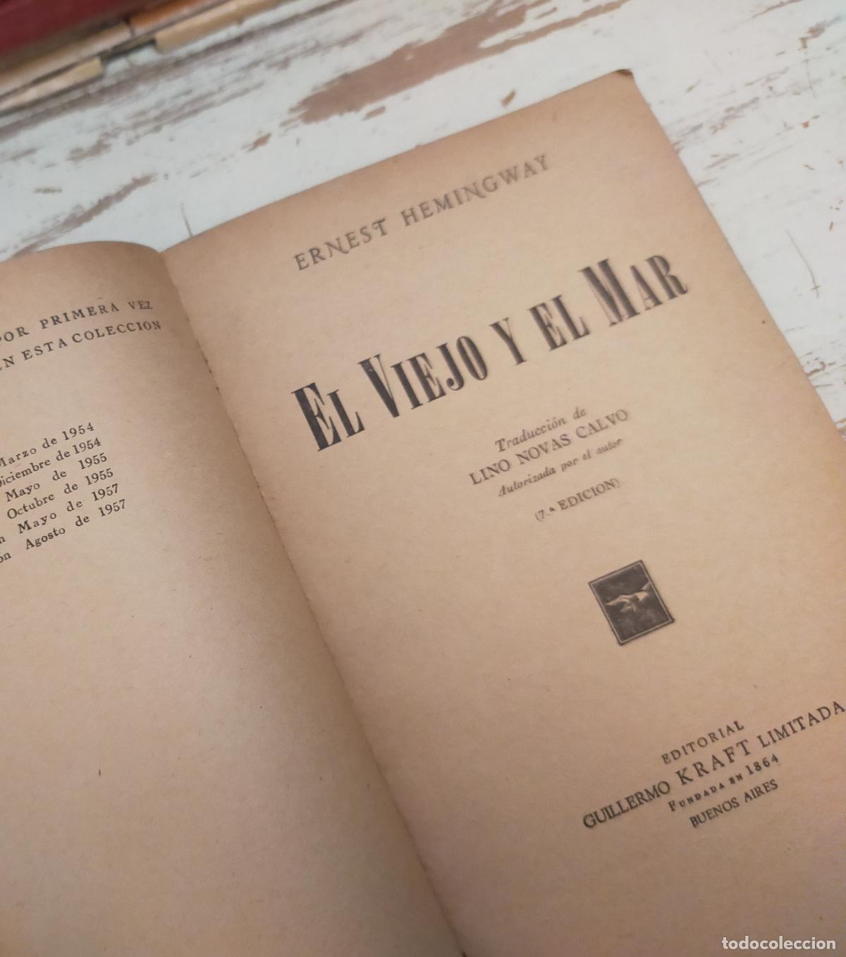 Libros de segunda mano: EL VIEJO Y EL MAR - EDICIONES KRAFT - Foto 3