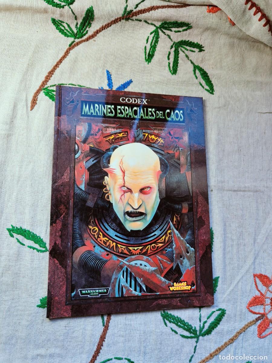 Libros de segunda mano: Ejercitos Warhammer. Marines Espaciales del Caos. Games Workshop. Suplemento. Codex - Foto 1