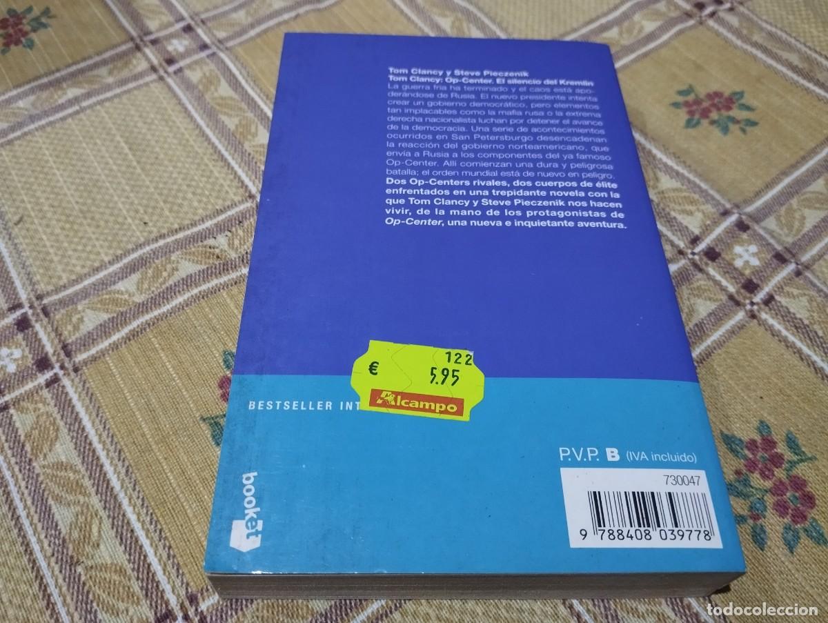 Libros de segunda mano: OP - CENTER EL SILENCIO DEL KREMLIN / TOM CLANCY 2001 - Foto 2