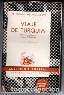 Libros de segunda mano: Viaje de Turqu&iacute;a. Crist&oacute;bal de Villal&oacute;n. Colecci&oacute;n Austral.