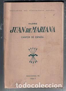 Second hand books: Padre Juan de Mariana. Cantor de Espa&ntilde;a.