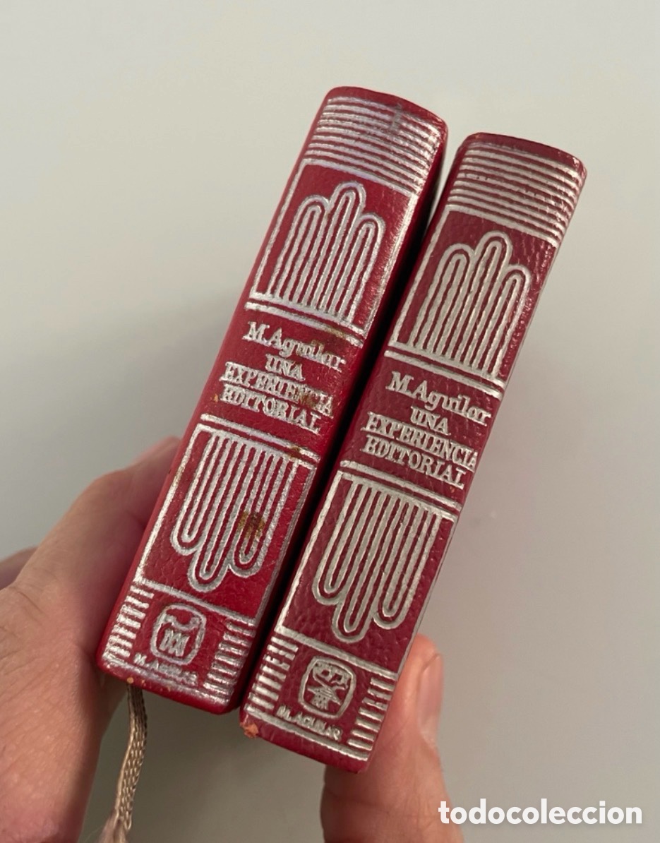 Libros de segunda mano: Una experiencia editorial. Manuel Aguilar. Crisol&iacute;n 033 2 tomos. 1&ordf; ed. 1972