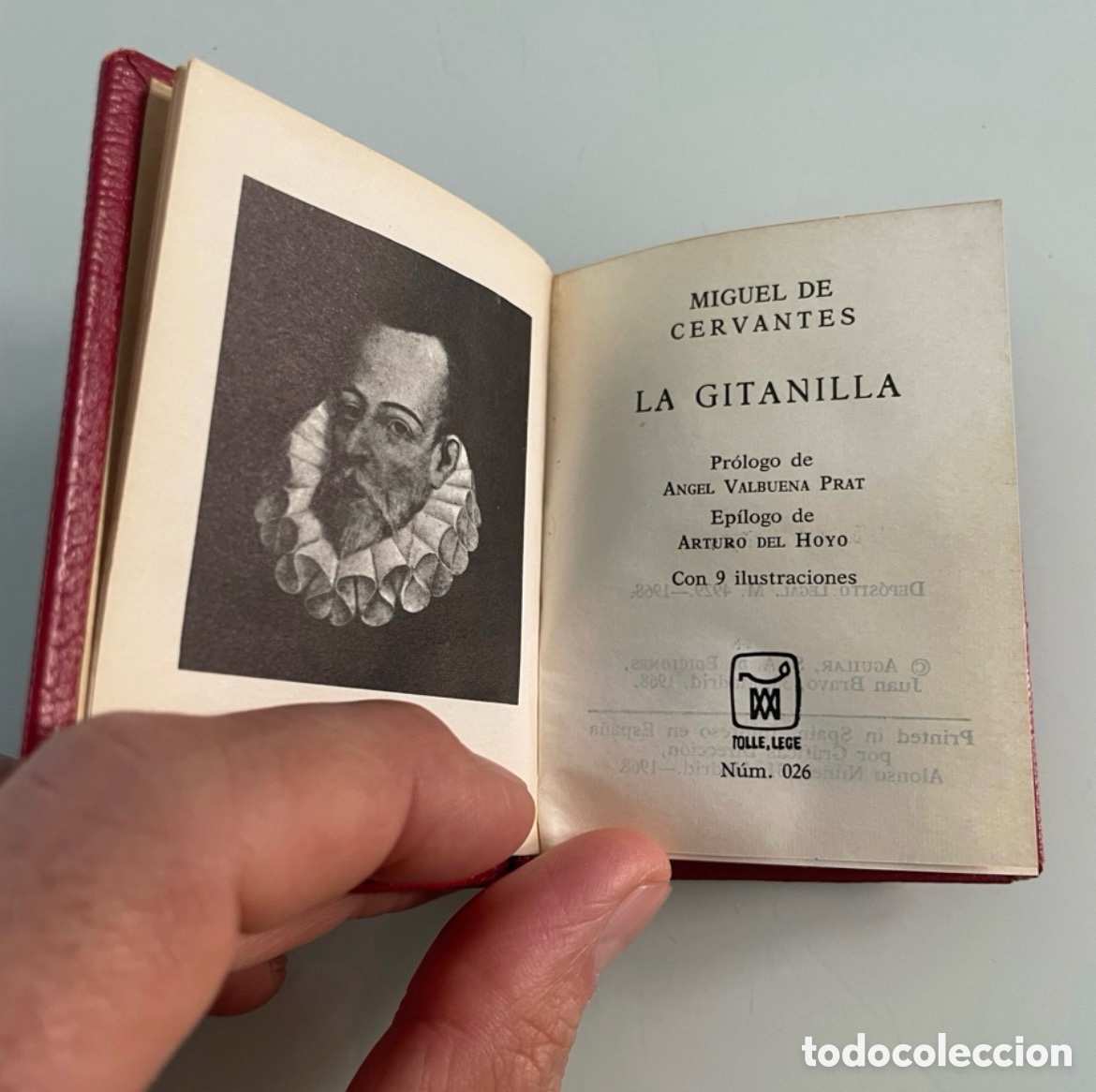Libros de segunda mano: La gitanilla. Miguel de Cervantes. Crisol&iacute;n 026, Aguilar 1&ordf; ed. 1968