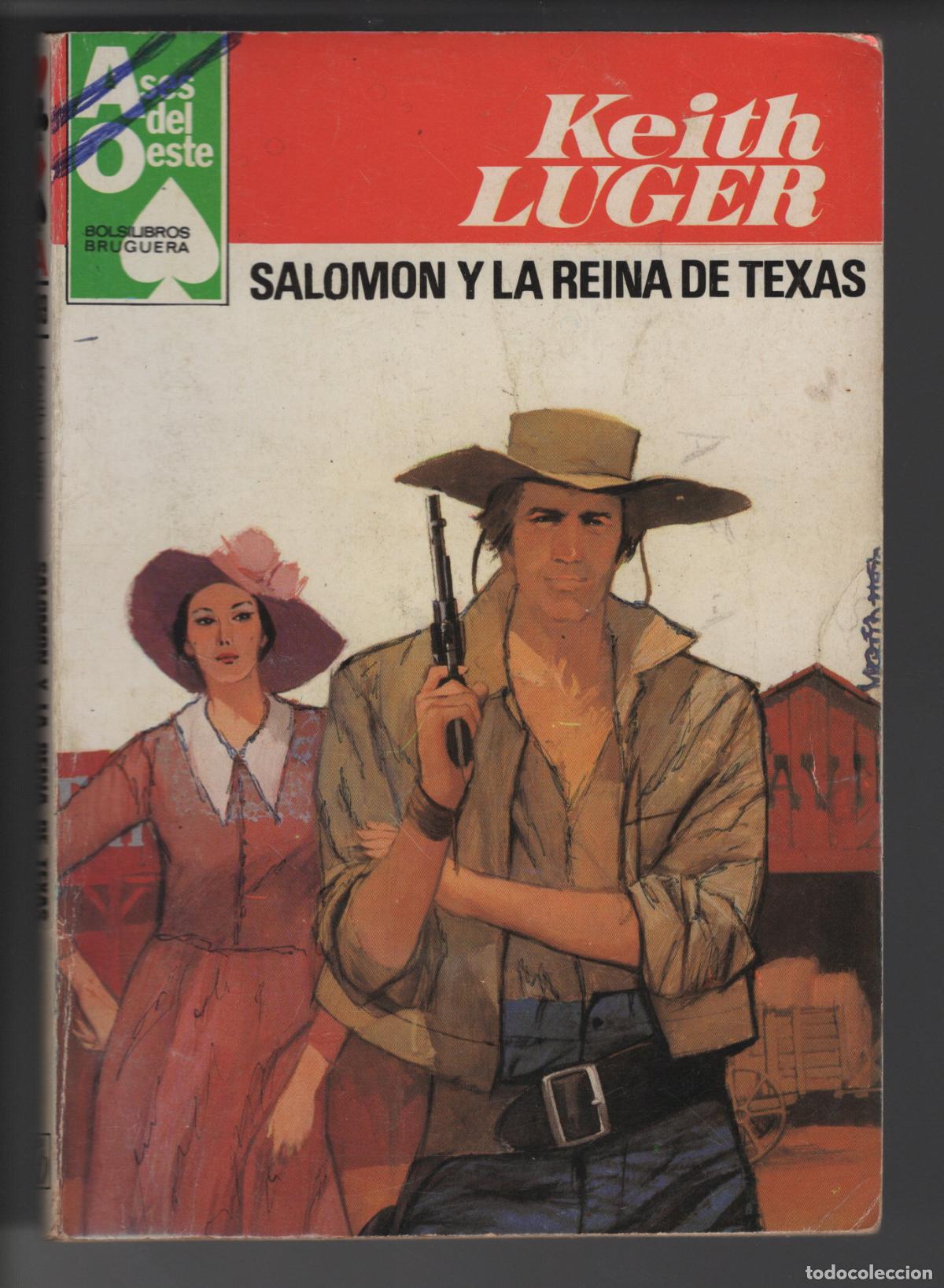 Libros de segunda mano: ASES DEL OESTE 1169 - SALOMON Y LA REINA DE TEXAS - BOLSILIBRO - ED. BRUGUERA