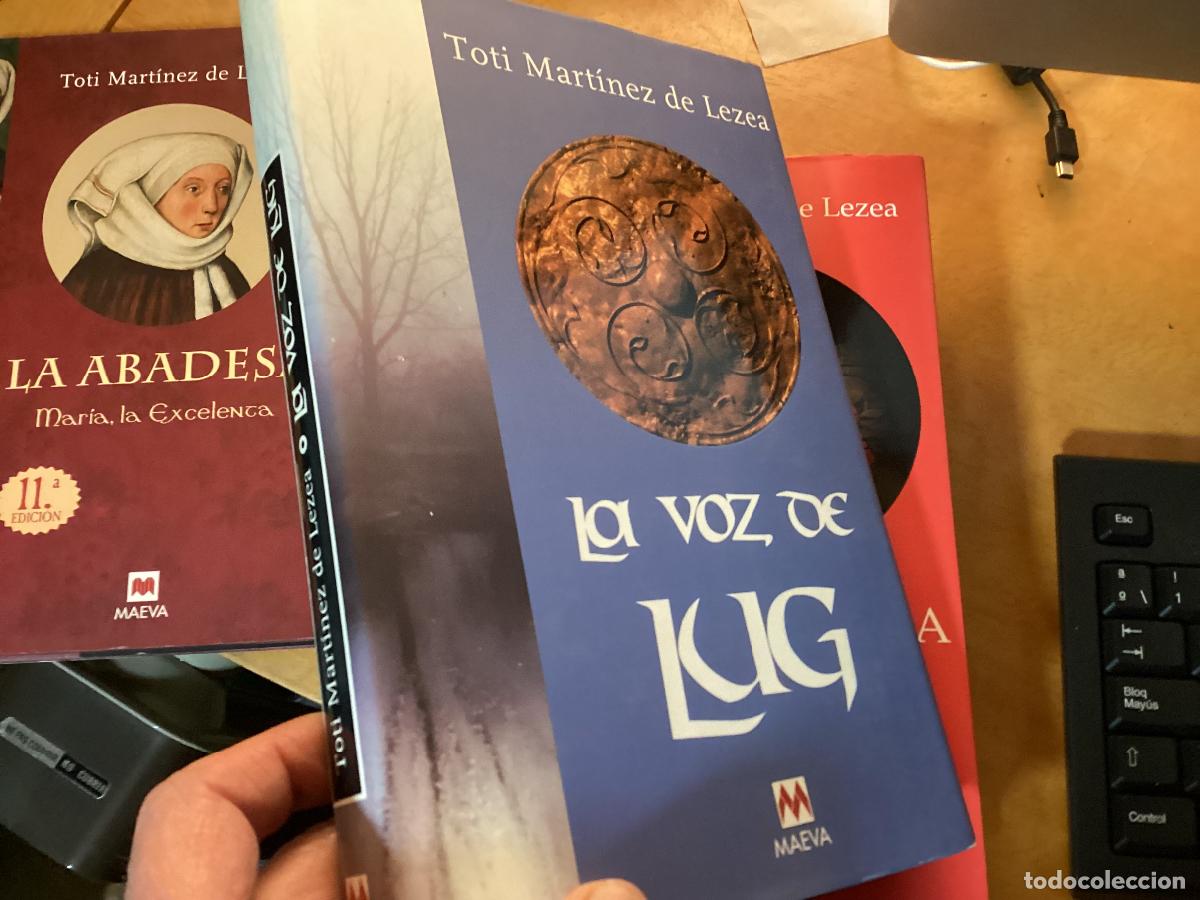 Libros de segunda mano: TOTI MART&Iacute;NEZ DE LEZEA: La voz de Lug. TAPA DURA BUEN ESTADO