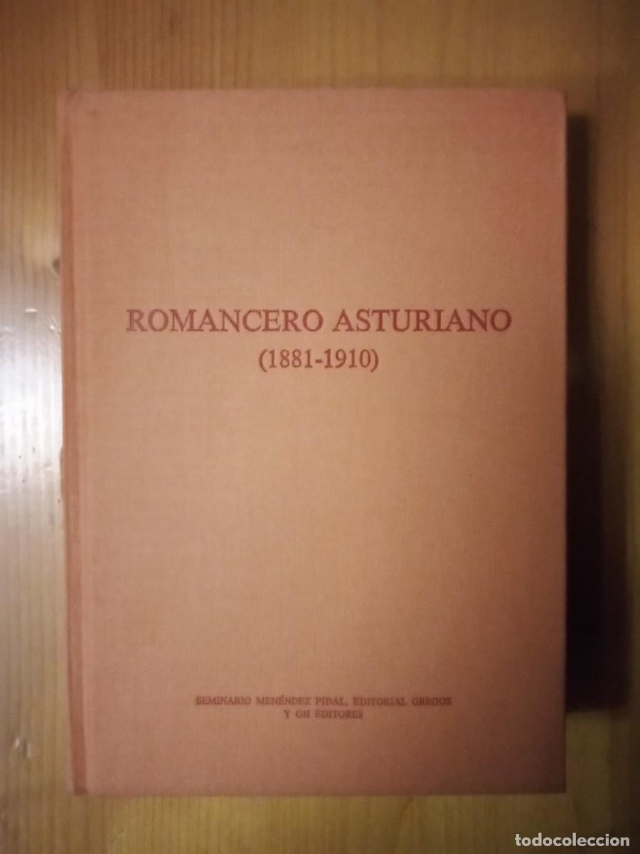 Gebrauchte B&uuml;cher: ROMANCERO ASTURIANO 1881 1910, JUAN MENENDEZ PIDAL, GREDOS, 1986