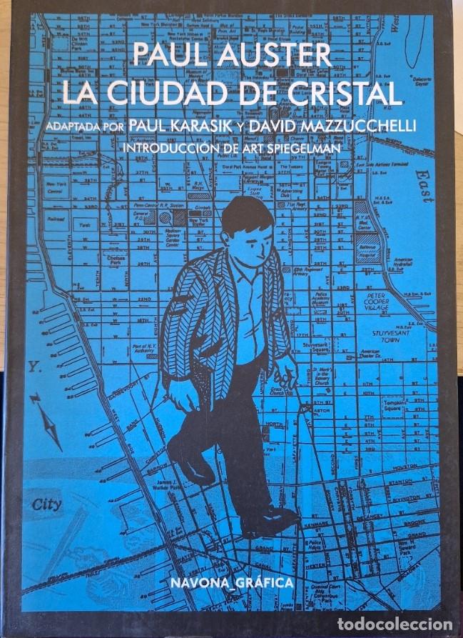 Libros de segunda mano: LA CIUDAD DE CRISTAL. NOVELA GRAFICA ADAPTADA POR PAUL KARASIK Y DAVID MAZZUCCHELLI. - AUSTER, Paul.