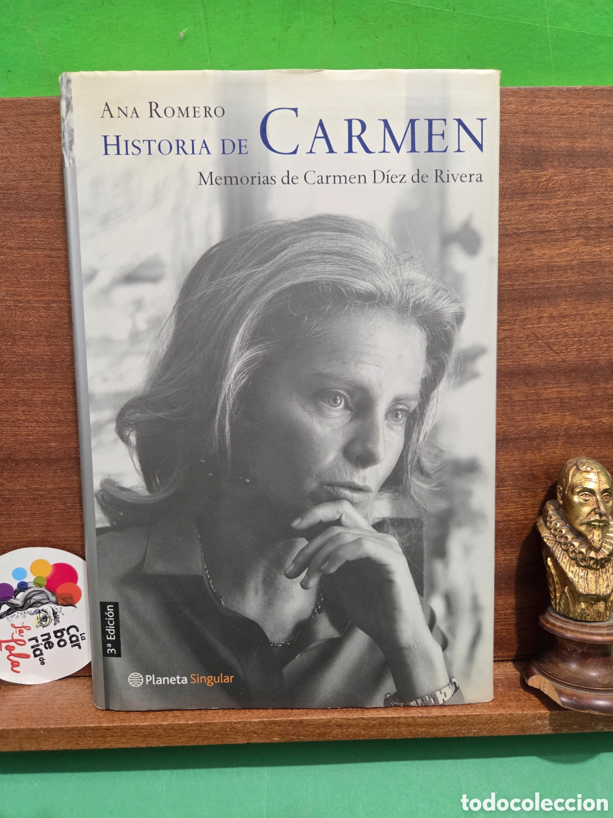 Libros de segunda mano: &rdquo;&rdquo;HISTORIA DE CARMEN&rdquo;&rdquo;...MEMORIAS DE CARMEN DIEZ DE RIVERA...ANA ROMERO..PLANETA...2002..