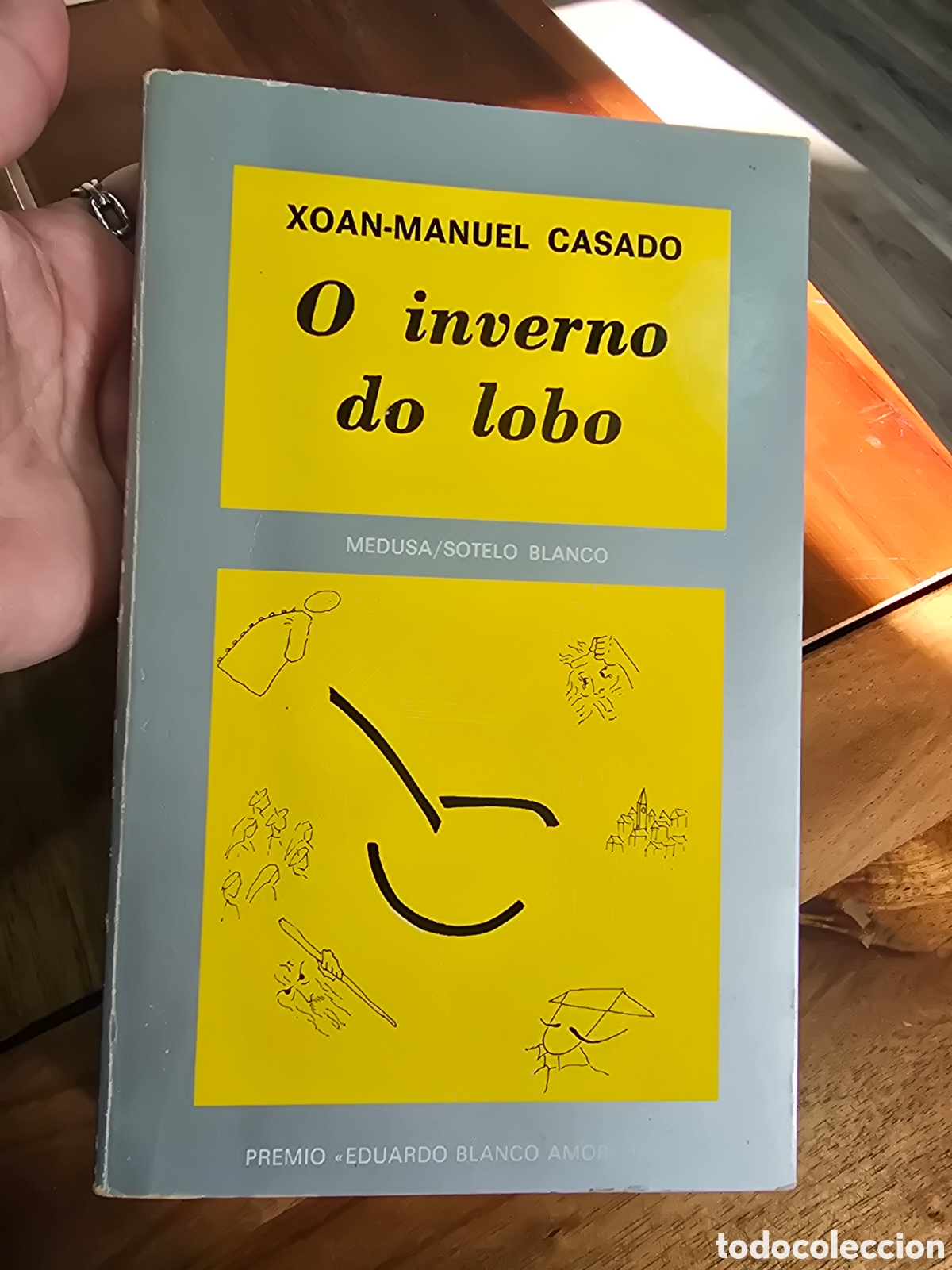 Libros de segunda mano: O inverno do lobo XOAN MANUEL CASADO premio eduardo blanco amor 1985 ED. SOTELO BLANCO