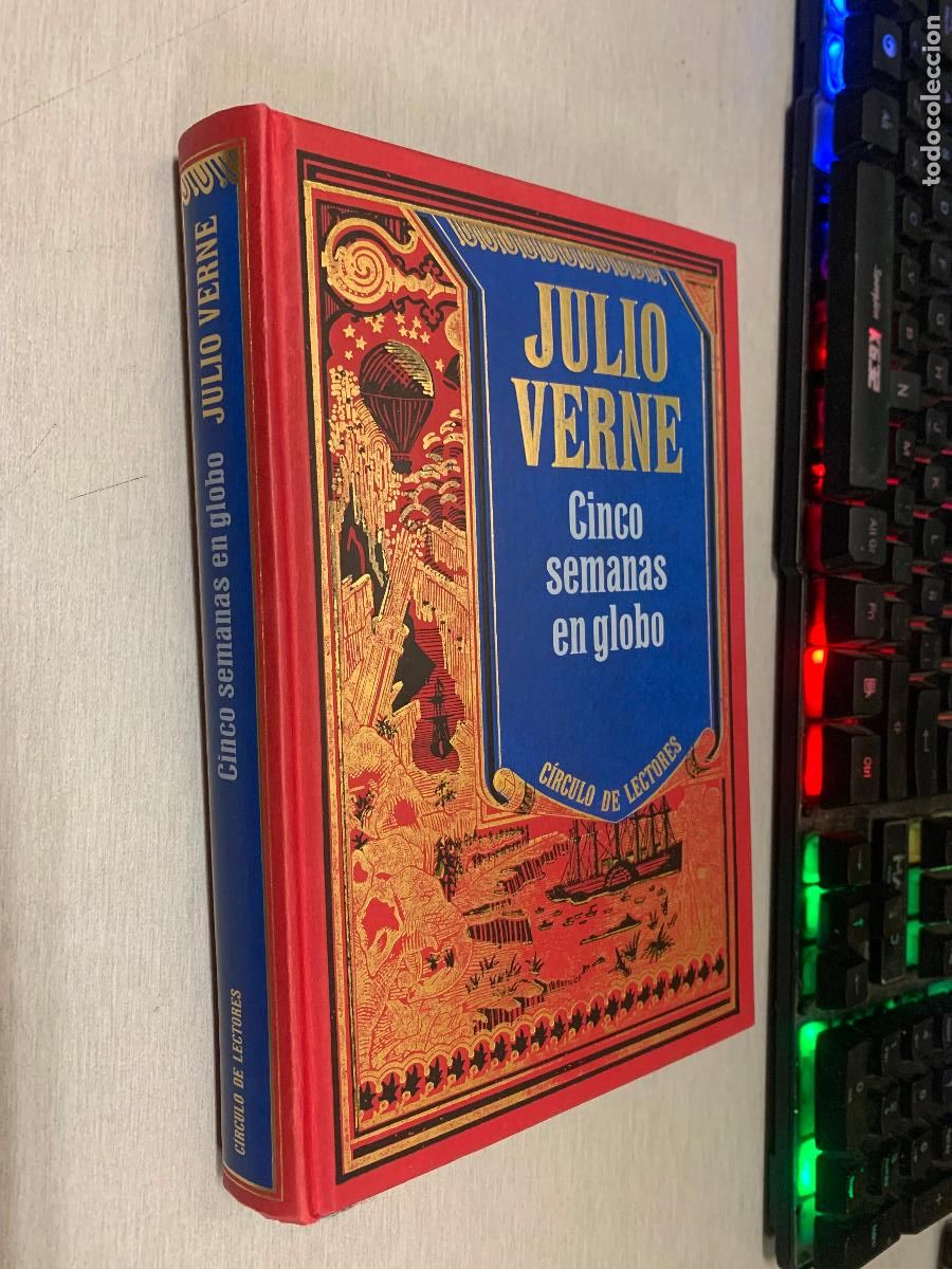 Libros de segunda mano: CINCO SEMANAS EN GLOBO / JULIO VERNE / C&Iacute;RCULO DE LECTORES